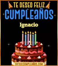 GIF Te deseo Feliz Cumpleaños Ignacio